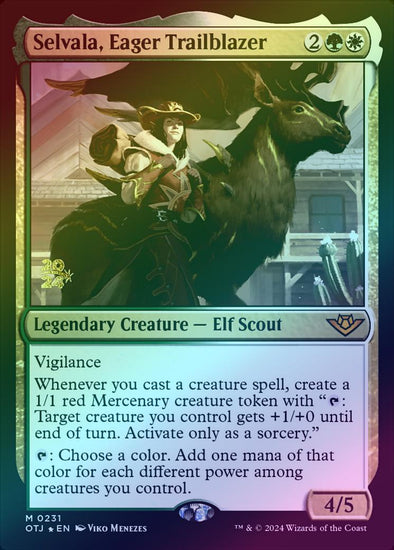 Selvala, Eager Trailblazer - Prerelease Promo (Foil) (POTJ)