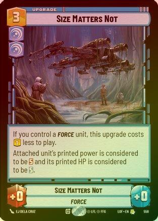 Size Matters Not - 558 - Rare (Foil)