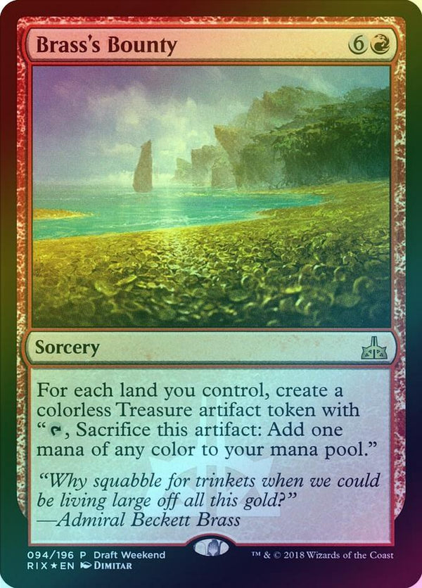 Brass's Bounty - Draft Weekend Promo (Foil) (PRIX)