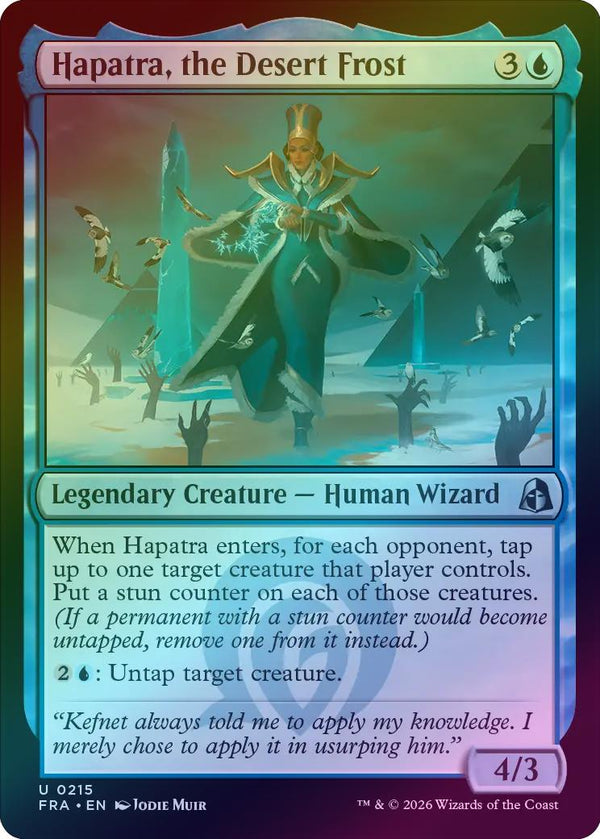 Hapatra, the Desert Frost (Foil) (FRA)
