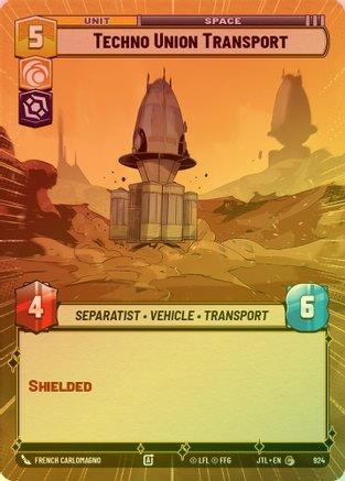 Techno Union Transport (Hyperspace) - 924 - Common (Foil)