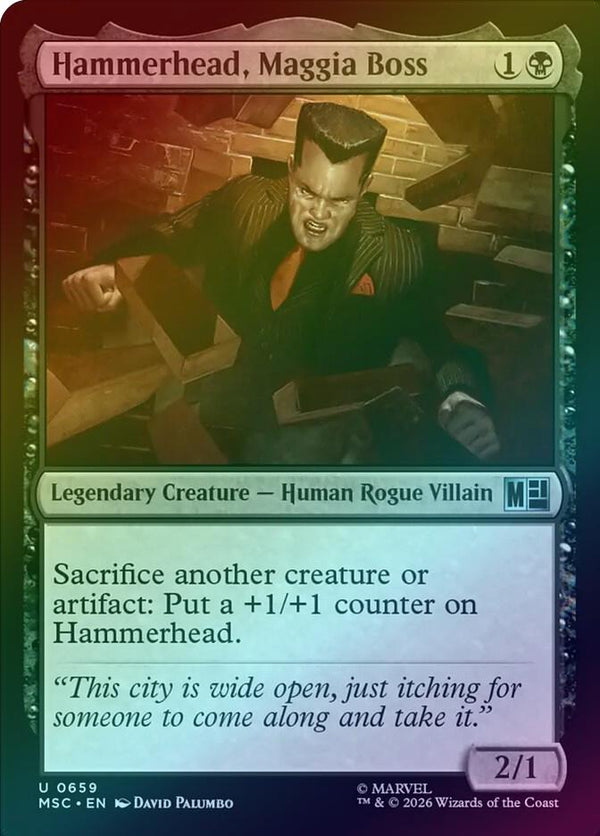 Hammerhead, Maggia Boss (Foil) (MSC)