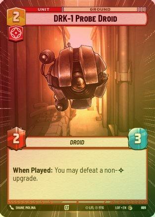 DRK-1 Probe Droid (Hyperspace) - 895 - Common (Foil)