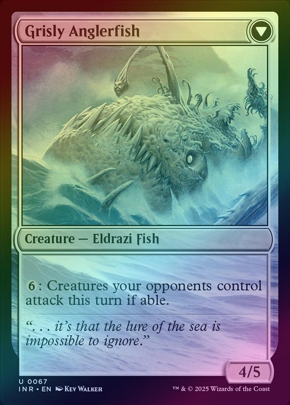 Grizzled Angler // Grisly Anglerfish (Foil) (INR)