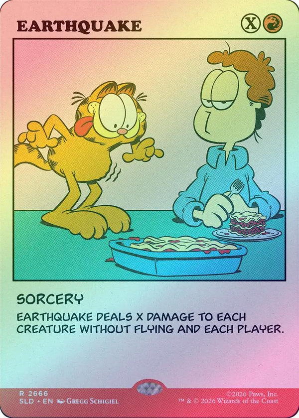 Earthquake - Garfield: As Intended (Foil) (SLD)