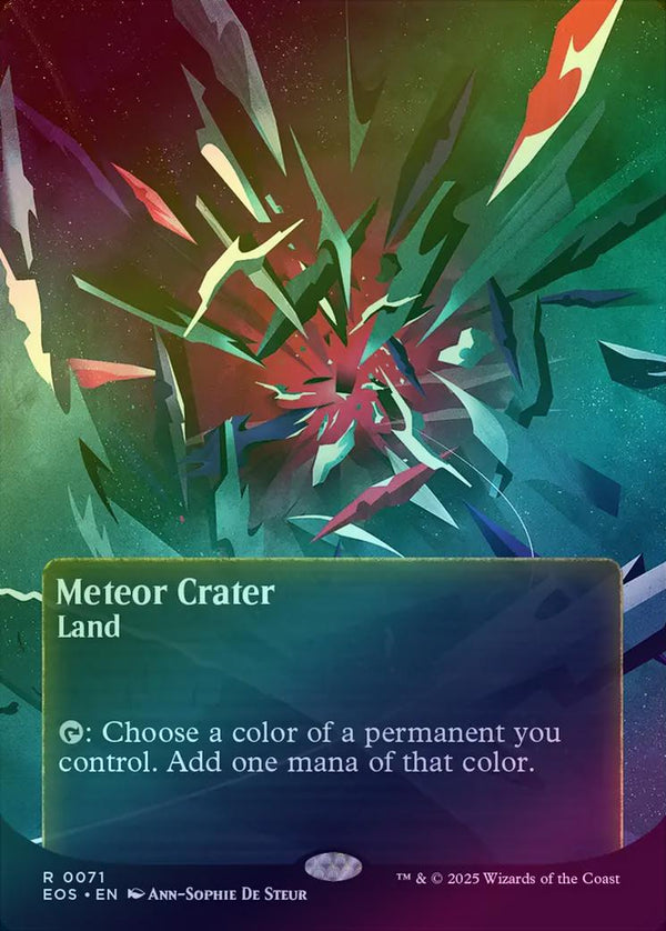 Meteor Crater - Borderless Poster (Foil) (EOS)
