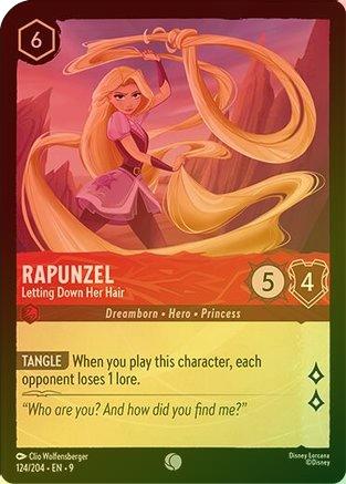 Rapunzel (Letting Down Her Hair) (Fabled Reprint) - 124/204 - Common (Foil)