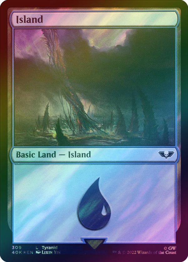 Island (309) (Surge Foil) (40K)