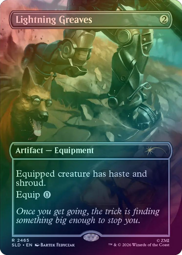 Lightning Greaves - Fallout: Greet The Dog (Foil) (SLD)