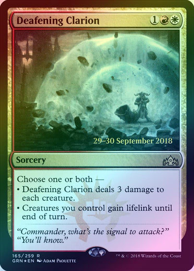 Deafening Clarion - Prerelease Promo (Foil) (PGRN)