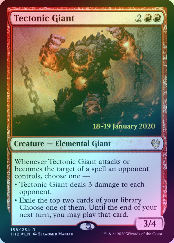 Tectonic Giant - Prerelease Promo (PTHB) (Foil)