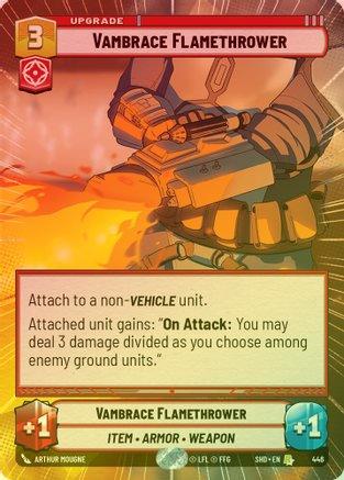 Vambrace Flamethrower (Hyperspace) - 446 - Rare (Foil)