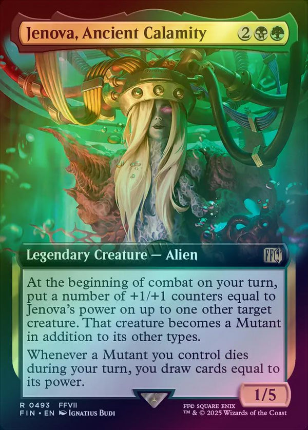 Jenova, Ancient Calamity - Extended Art (Foil) (FIN)