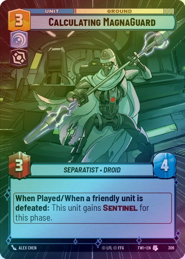 Calculating MagnaGuard (Hyperspace) - 306 - Uncommon (Foil)