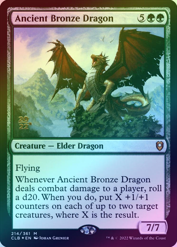 Ancient Bronze Dragon - Prerelease Promo (Foil) (PCLB)