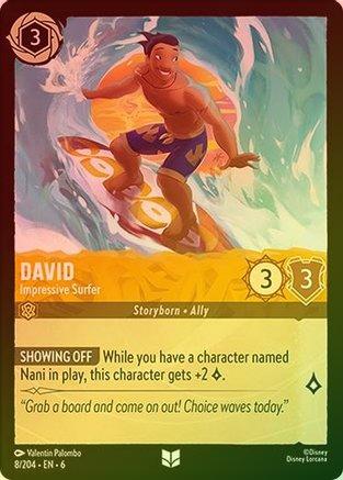 David (Impressive Surfer) - 8/204 - Uncommon (Foil)