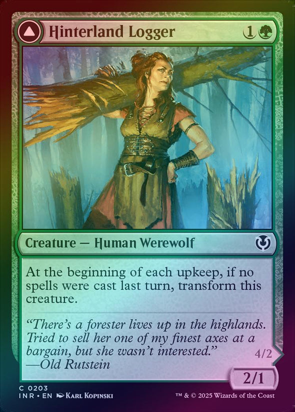 Hinterland Logger // Timber Shredder (Foil) (INR)