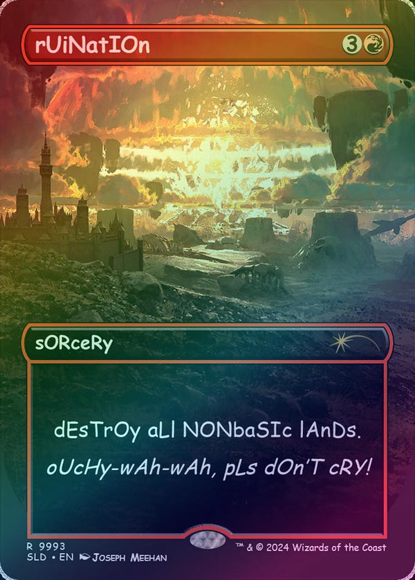 Ruination - Sans Mercy (Rainbow Foil) (SLD)