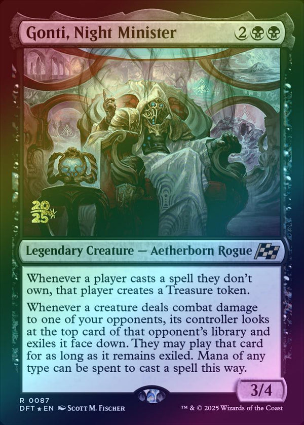 Gonti, Night Minister - Prerelease Promo (Foil) (PDFT)