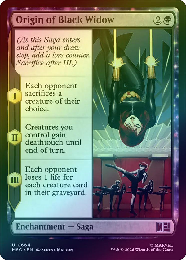 Origin of Black Widow (Foil) (MSC)