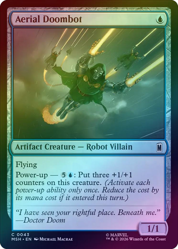 Aerial Doombot (Foil) (MSH) (Pre-Order)