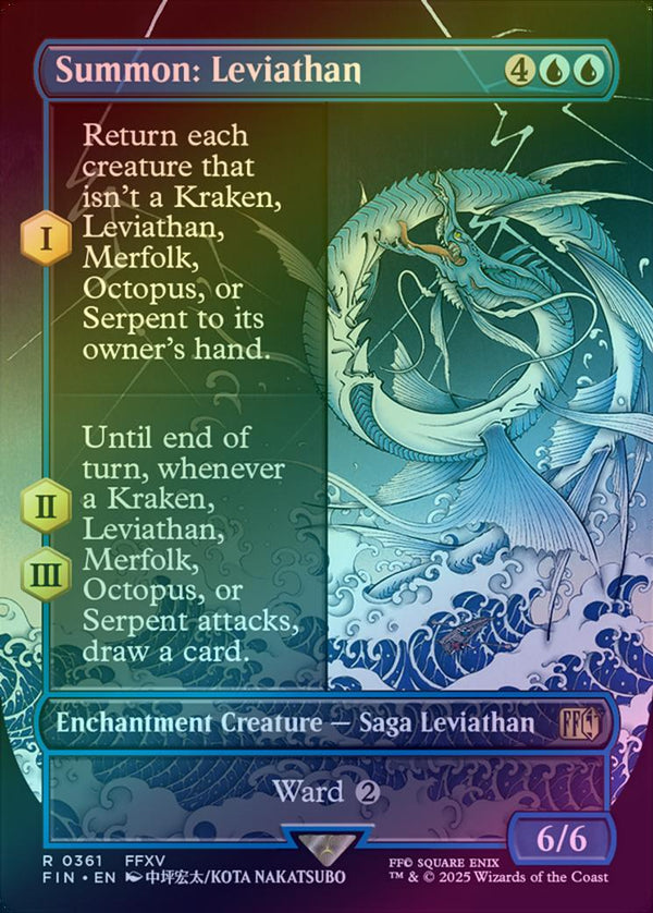 Summon: Leviathan - Borderless (Foil) (FIN)