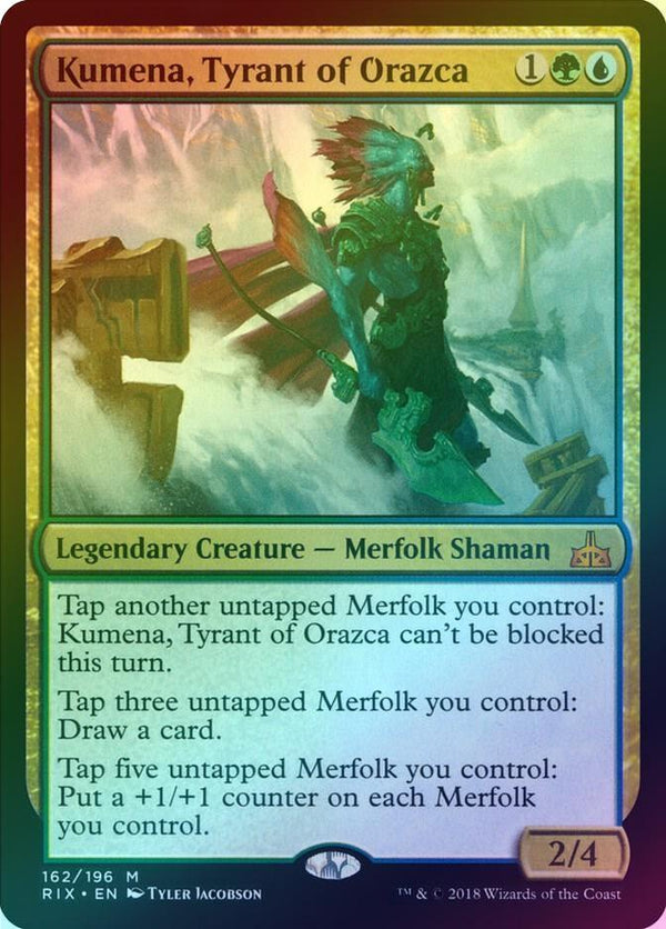 Kumena, Tyrant of Orazca (Foil) (RIX)