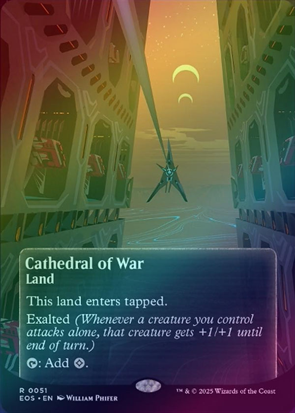 Cathedral of War - Borderless Poster (Foil) (EOS)