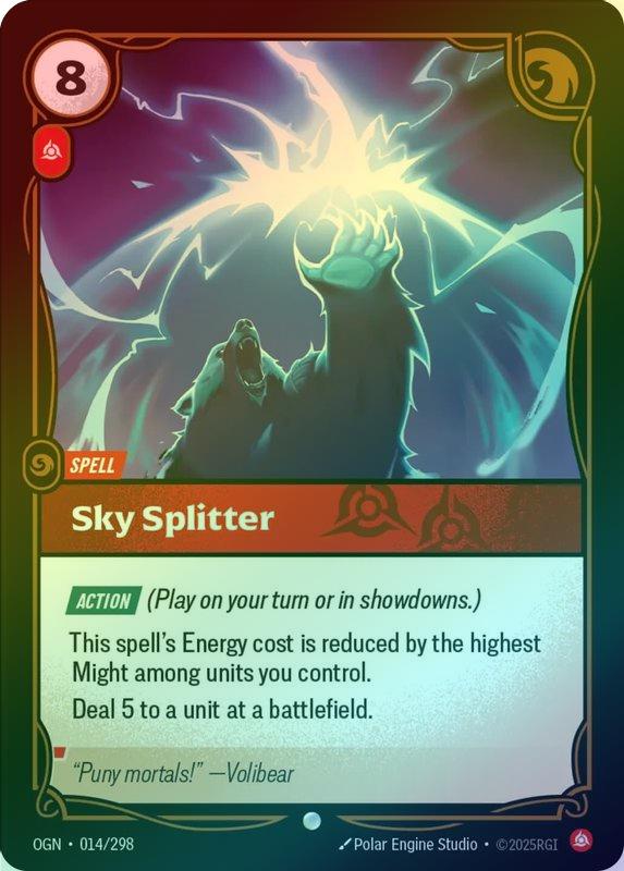 Sky Splitter - 014/298 - Common (Foil)
