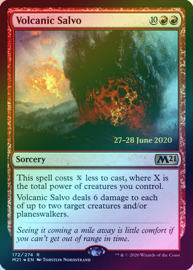 Volcanic Salvo - Prerelease Promo (Foil) (PM21)