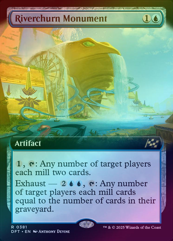 Riverchurn Monument - Extended Art (Foil) (DFT)