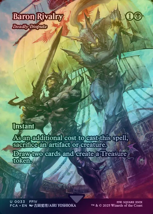 Baron Rivalry // Deadly Dispute - Borderless (Foil) (FCA)