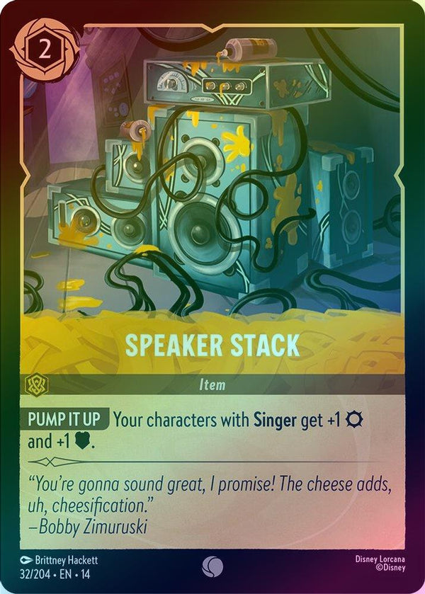 Speaker Stack - 32/204 - Common (Foil)