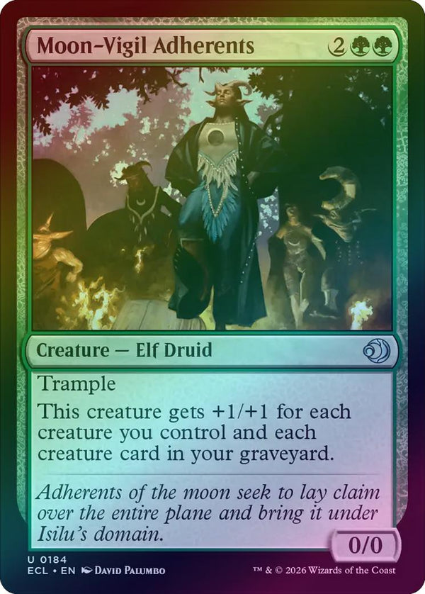 Moon-Vigil Adherents (Foil) (ECL)