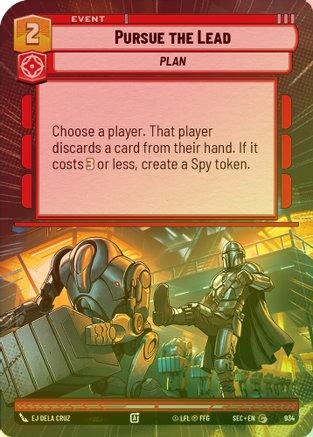 Pursue the Lead (Hyperspace Foil) - 934 - Common (Foil)
