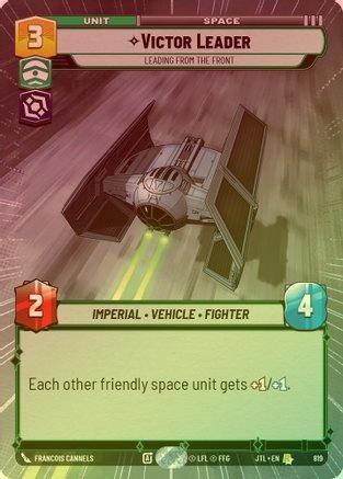 Victor Leader - Leading from the Front (Hyperspace) - 819 - Rare (Foil)