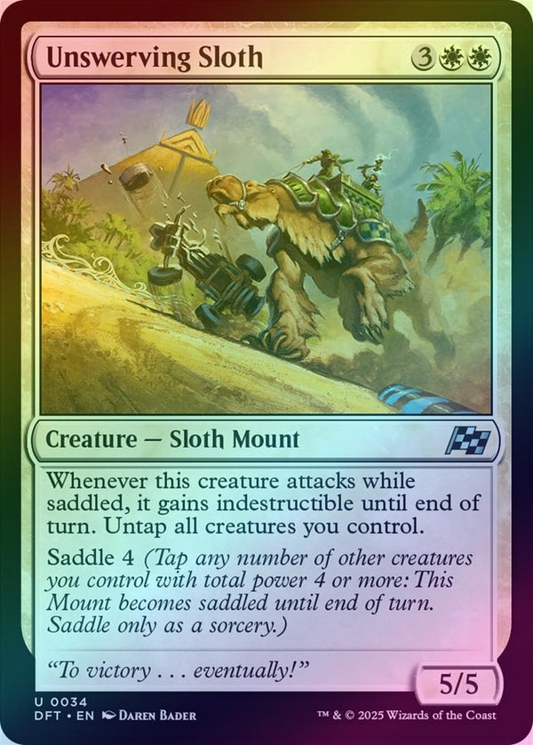 Unswerving Sloth (Foil) (DFT)