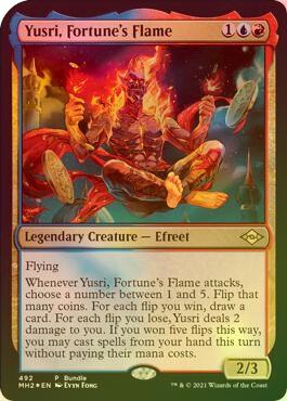 Yusri, Fortune's Flame - Bundle Promo (Foil) (MH2)