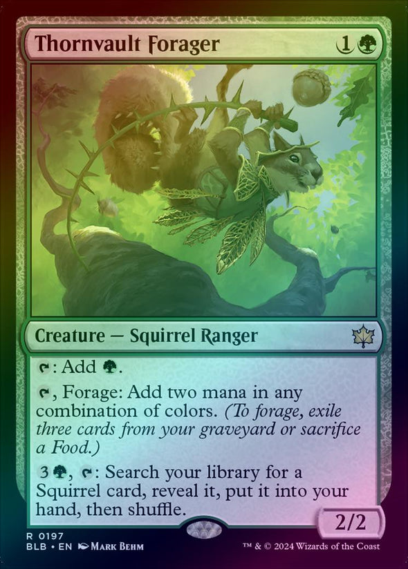 Thornvault Forager (Foil) (BLB)