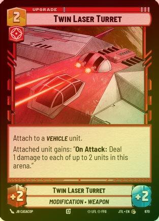 Twin Laser Turret - 670 - Common (Foil)