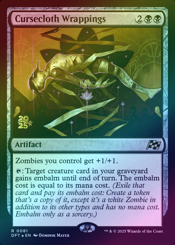 Cursecloth Wrappings - Prerelease Promo (Foil) (PDFT)