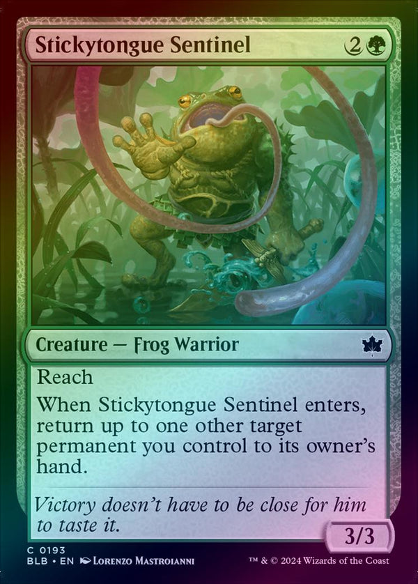 Stickytongue Sentinel (Foil) (BLB)