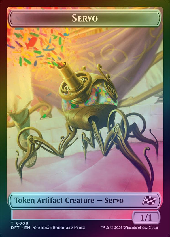 Servo // Thopter (0009) Token (Foil) (TDFT)
