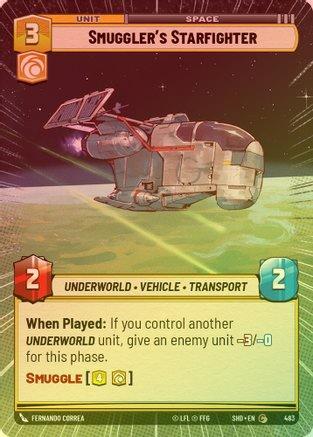 Smuggler's Starfighter (Hyperspace) - 483 - Common (Foil)