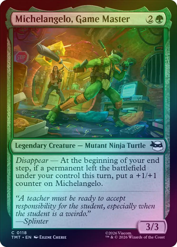 Michelangelo, Game Master (Foil) (TMT)
