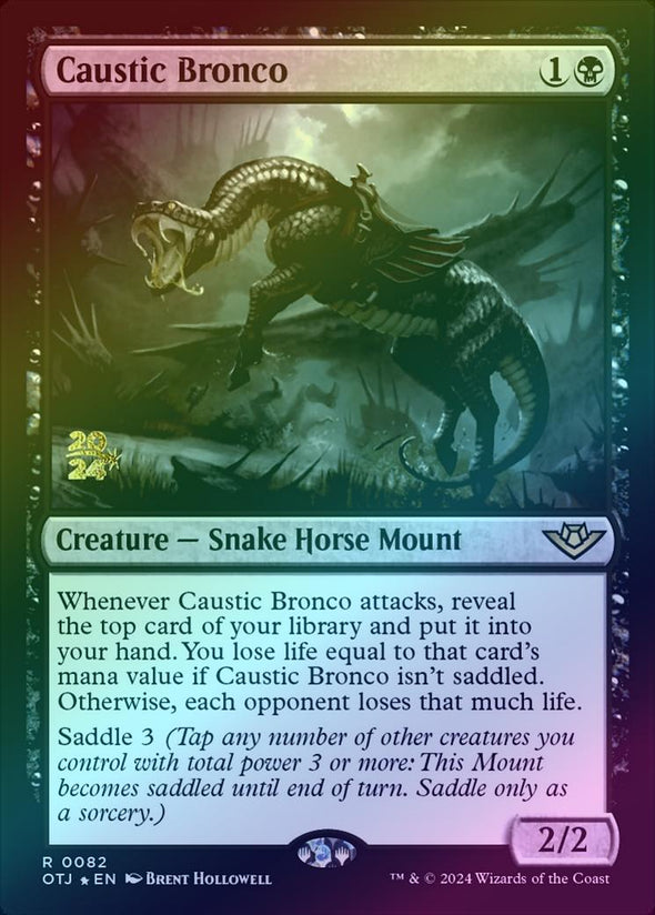 Caustic Bronco - Prerelease Promo (Foil) (POTJ)