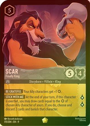 Scar (Finally King) - 175/204 - Legendary (Foil)