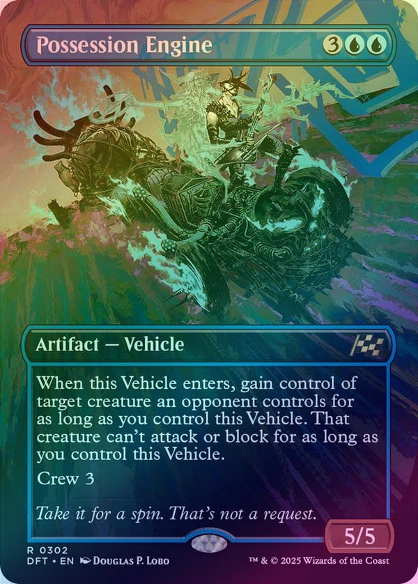 Possession Engine - Borderless Revved Up (Foil) (DFT)