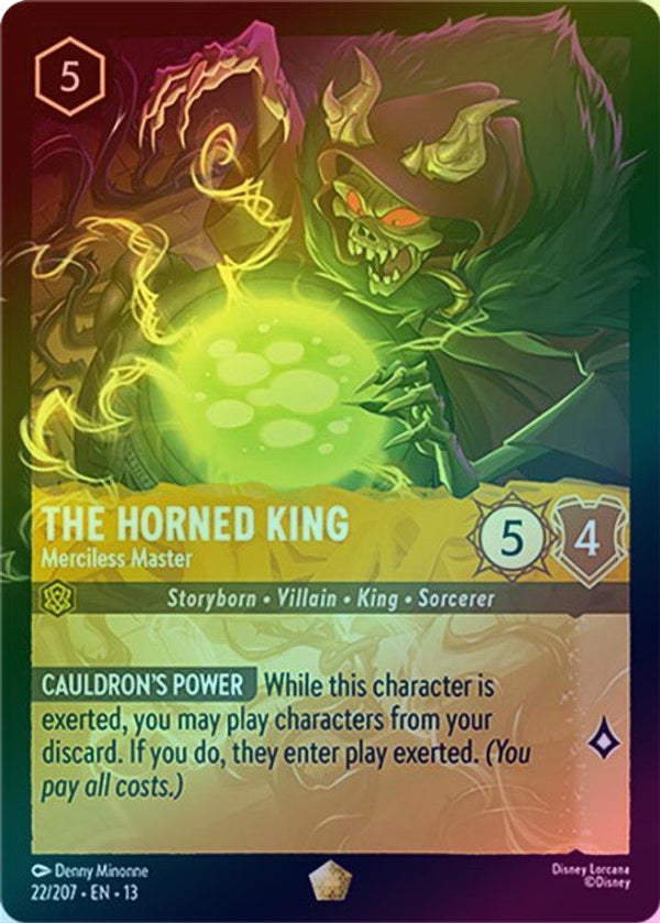 The Horned King (Merciless Master) - 22/207 - Legendary (Foil)