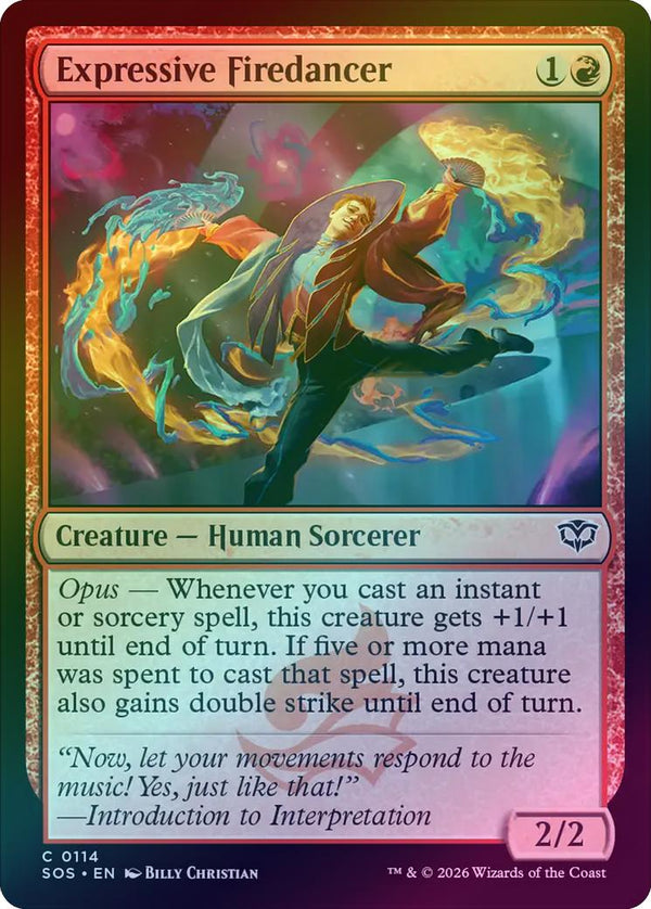 Expressive Firedancer (Foil) (SOS)